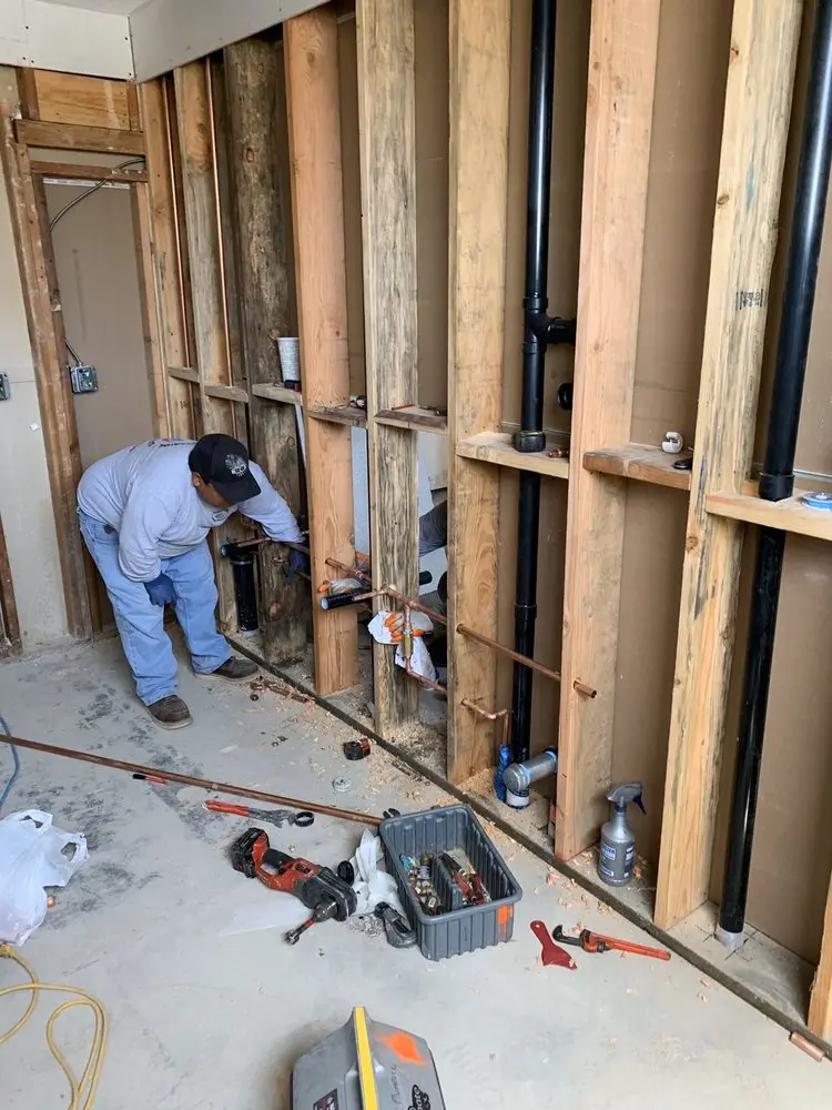 Commercial rough-in plumbing for Commercial Plumbing in Ridley
